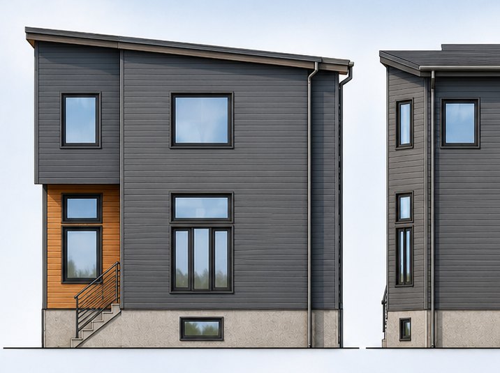 Entry elevation